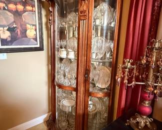	#16	Lighted Display Cabinet 43x17x80	 $275.00 				