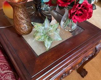 	#18	Georgian Mahogany Side Table 28x23x23	 $150.00 							