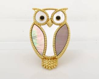 Van Cleef & Arpels Lucky Animals collection Owl motif with whimsical and refined detailing