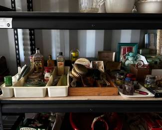 dishes, Christmas, marketing/promotional jars and tins