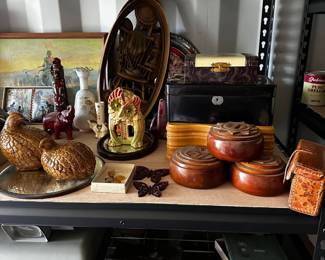 stationary, trinket boxes