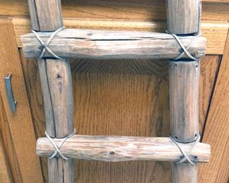 Repro kiva ladder, great for hanging textiles