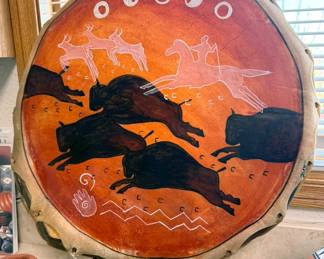 Taos hand drum