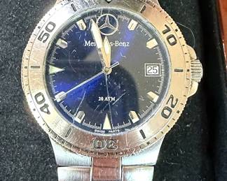 Mercedes Benz watch with presentation box