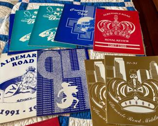 33 Yearbooks from Albemarle Junior High School in Charlotte (1968 - 1997) This collection includes yearbooks spanning from 1968 to 1997, with some years featuring two copies.