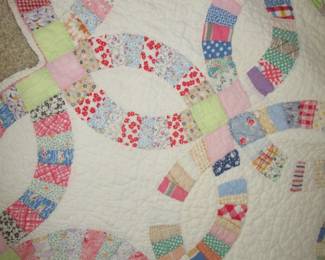 Wedding ring antique quilt