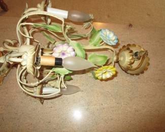 Vintage metal chandelier