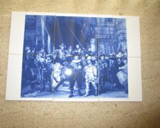 Faience tiles from Europe