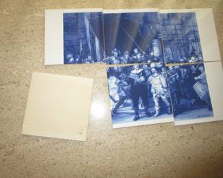 Faience tiles from Europe