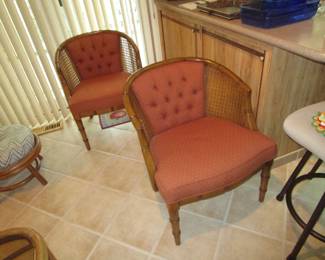 Hollywood regency vintage chairs