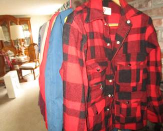 Vintage men's clothing including Black Bear