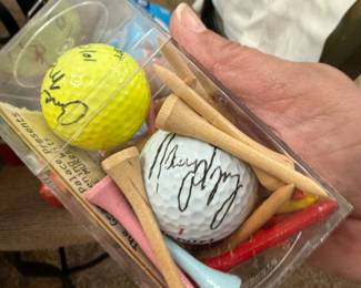 Nancy Lopez signed golf ball 
