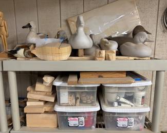 Unfinished decoys ready to complete 