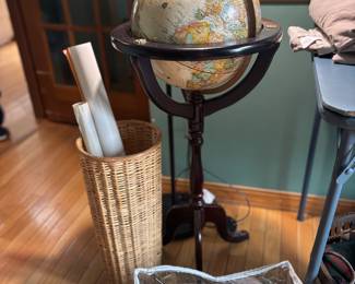 Globe on stand