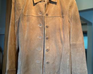 Women’s petite suede coat