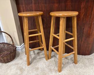 Bar height, stools
