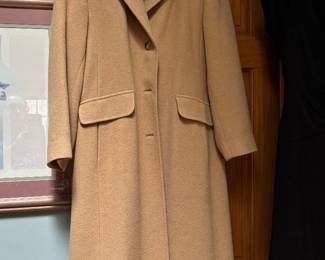 Ladies petite wool coat