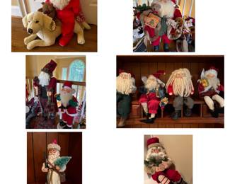 Huge collection of Christmas decorations. 