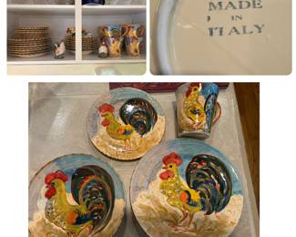Handpainted made in Italy dishware set