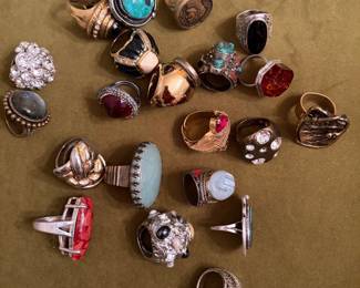 Amazing collection of unique and artisan rings
