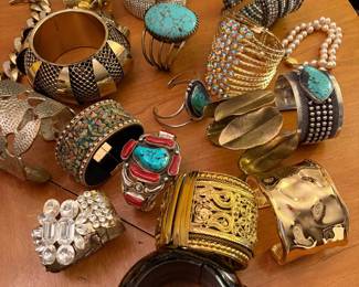 Amazing collection of bracelets and bangles