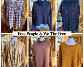 Samples of Free People clothing