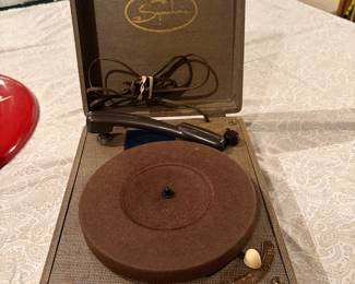 Vintage 45 record player