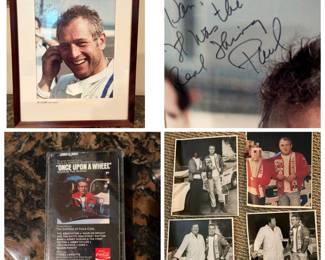 Signed photograph by Paul Newman from 1971. He worked with a local advertising firm in Atlanta to promote Coca-Cola. 