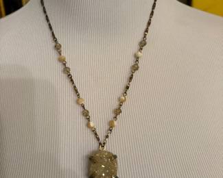 Handmade necklace by artist Heidis Medrano