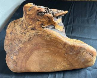 Spalted Maple Burl Wood Sculpture