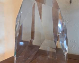 Crystal Tower Award with Slanted Face