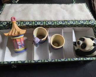 Enesco Cherished Teddies "Carousel of Dreams" Figurine Set