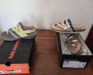 Merrell "Terran 3 Cush Cross" Sandals and Mephisto "Natty" Sandals