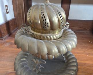 Vintage Brass Paşa Mangal (Brazier)