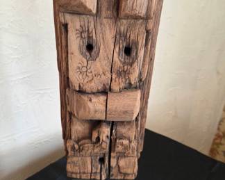 Antique Wooden Ancestral Post (Waaga)