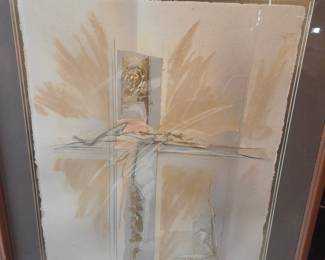 Abstract Cross Artwork by J. P. J. J. (likely)