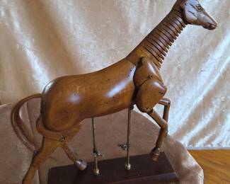 Articulated Wooden Artist's Horse Mannequin