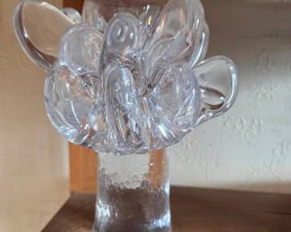 Murano Glass Flower Sculpture