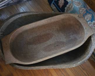 Antique Wooden Dough Trough Set