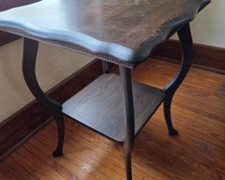 Antique Tiger Oak Parlor Table