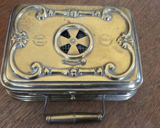 Girodon & Cie "Stoker" Brass Travel Heater / Chaufferette