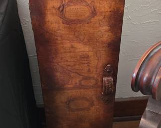 Vintage Globe Map Decorative Cabinet