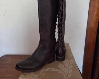 Sofft Sharnell Lace-Up Knee-High Boots