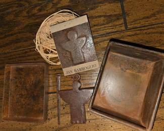 Jan Barboglio Angel Matchbook Holder and Tray Set