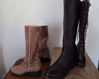 Söfft "Sharnell II" Women's Tall Boots (Suede and Leather)