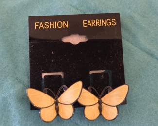 Butterfly Enamel Fashion Earrings
