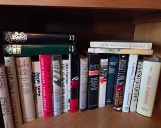 Collection of Hardcover Thriller and Classic Novels