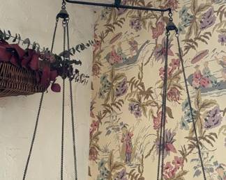 Vintage Wrought Iron Hanging Kitchen Scale