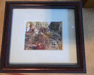 Abstract Mixed Media Artwork by J. Waldron