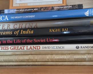 Collection of Travel and Photography Books